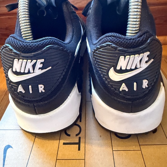 Nike Air Max 90 Women’s 8.5 Black and White DH8010002 Super Clean! - Picture 6 of 8